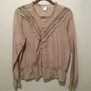 Old navy lace long sleeve shirt